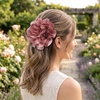 image:image63 Inches Large Flower Rose Brooch Pins for Women Fashion  Charming Floral Lapel Pin for Women Fashion  Elegant Brooches for Woman Accessories amp Stylish Lapel Pins for Clothes Sapphire BlueBlush Pink
