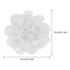 image:image63 Inches Large Flower Rose Brooch Pins for Women Fashion  Charming Floral Lapel Pin for Women Fashion  Elegant Brooches for Woman Accessories amp Stylish Lapel Pins for Clothes Sapphire BlueWhite