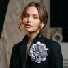 image:image63 Inches Large Flower Rose Brooch Pins for Women Fashion  Charming Floral Lapel Pin for Women Fashion  Elegant Brooches for Woman Accessories amp Stylish Lapel Pins for Clothes Sapphire BlueSilver Grey