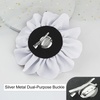 image:image63 Inches Large Flower Rose Brooch Pins for Women Fashion  Charming Floral Lapel Pin for Women Fashion  Elegant Brooches for Woman Accessories amp Stylish Lapel Pins for Clothes Sapphire BlueSilver Grey