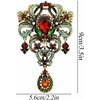 image:imageBlack Large Flower Shape Brooches Elegant Accessory for Clothing and Bags Versatile Wear for Various Occasions Classic Black Color Design Secure Pin ClosureMulticolor