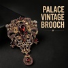 image:imageBlack Large Flower Shape Brooches Elegant Accessory for Clothing and Bags Versatile Wear for Various Occasions Classic Black Color Design Secure Pin ClosurePurple