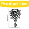 image:imageBlack Large Flower Shape Brooches Elegant Accessory for Clothing and Bags Versatile Wear for Various Occasions Classic Black Color Design Secure Pin Closureblack