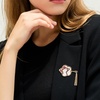 image:imageBrooch Pin for Women Rhinestone Peacock Crystal Delicate Animal Brooch Lapel Pins Girls Fashion Jewelry Gift for Christmas Brooch Birthday Jewelry GiftChinese fan