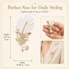 image:imageBrooch Pin for Women Rhinestone Peacock Crystal Delicate Animal Brooch Lapel Pins Girls Fashion Jewelry Gift for Christmas Brooch Birthday Jewelry Giftfeather