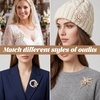 image:imageBrooches and Pins for Women 4 Pcs Flower Brooch Pins