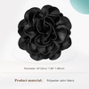 image:imageCicy Bell Womens 75 Extra Large Satin Rose Brooch PinBlack