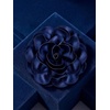 image:imageCicy Bell Womens 75 Extra Large Satin Rose Brooch PinNavy