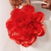 image:imageCicy Bell Womens 75 Extra Large Satin Rose Brooch PinRed
