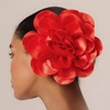 image:imageCicy Bell Womens 75 Extra Large Satin Rose Brooch PinRed
