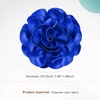 image:imageCicy Bell Womens 75 Extra Large Satin Rose Brooch PinRoyal Blue