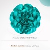 image:imageCicy Bell Womens 75 Extra Large Satin Rose Brooch PinTurquoise