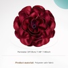 image:imageCicy Bell Womens 75 Extra Large Satin Rose Brooch PinWine Red