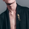 image:imageClimbing Black Spots Leopard Brooch Pin Crystal Big Cat Animal Breastpin Badge Jewelry for Men Women