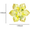 image:imageCrystal Flower Brooch Pin for Women Dress Suit Bag Hat Broochs Pins Christmas Brooch Pin Wedding Party Birthday Dance Jewelry AccessoriesYellow Flower Brooch Pin