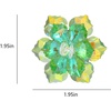 image:imageCrystal Flower Brooch Pin for Women Dress Suit Bag Hat Broochs Pins Christmas Brooch Pin Wedding Party Birthday Dance Jewelry AccessoriesYellowGreen Crystal Brooch Pin