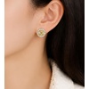image:imageCrystal Rhinestone Brooch and Stud Earrings Jewelry Set