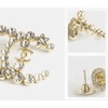 image:imageCrystal Rhinestone Brooch and Stud Earrings Jewelry Set