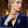 image:imageCrystal Rhinestone Butterfly BroochElegant Butterfly Lapel PinsFashion Exquisite Crystal Animal Shape Brooches Lapel PinsDress Accessories Jewelry Gift for Women Daily DecorationLight Blue