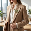 image:imageCrystal Rhinestone Butterfly BroochElegant Butterfly Lapel PinsFashion Exquisite Crystal Animal Shape Brooches Lapel PinsDress Accessories Jewelry Gift for Women Daily DecorationGreen1