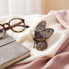 image:imageCrystal Rhinestone Butterfly BroochElegant Butterfly Lapel PinsFashion Exquisite Crystal Animal Shape Brooches Lapel PinsDress Accessories Jewelry Gift for Women Daily DecorationPurple