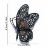 image:imageCrystal Rhinestone Butterfly BroochElegant Butterfly Lapel PinsFashion Exquisite Crystal Animal Shape Brooches Lapel PinsDress Accessories Jewelry Gift for Women Daily DecorationBlue3