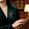 image:imageCrystal Rhinestone Butterfly BroochElegant Butterfly Lapel PinsFashion Exquisite Crystal Animal Shape Brooches Lapel PinsDress Accessories Jewelry Gift for Women Daily DecorationBlue3