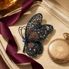 image:imageCrystal Rhinestone Butterfly BroochElegant Butterfly Lapel PinsFashion Exquisite Crystal Animal Shape Brooches Lapel PinsDress Accessories Jewelry Gift for Women Daily DecorationBlue3