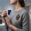image:imageCrystal Rhinestone Butterfly BroochElegant Butterfly Lapel PinsFashion Exquisite Crystal Animal Shape Brooches Lapel PinsDress Accessories Jewelry Gift for Women Daily DecorationLight Gold