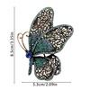 image:imageCrystal Rhinestone Butterfly BroochElegant Butterfly Lapel PinsFashion Exquisite Crystal Animal Shape Brooches Lapel PinsDress Accessories Jewelry Gift for Women Daily DecorationLight Blue