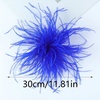 image:imageElegant Extra Large Feather Flower Brooch Pin for Women Men Fashion Oversized Floral Lapel Pins Shawl Dress Suit Suit Ceremony Clothes Accessories Dance Banquet Wedding Party Jewelry 300mmDark Blue