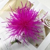 image:imageElegant Extra Large Feather Flower Brooch Pin for Women Men Fashion Oversized Floral Lapel Pins Shawl Dress Suit Suit Ceremony Clothes Accessories Dance Banquet Wedding Party Jewelry 300mmHot Pink