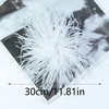 image:imageElegant Extra Large Feather Flower Brooch Pin for Women Men Fashion Oversized Floral Lapel Pins Shawl Dress Suit Suit Ceremony Clothes Accessories Dance Banquet Wedding Party Jewelry 300mmWhite