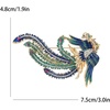 image:imageEnchanted Menagerie Brooch 8 Styles Luxury Animal Brooch Collection Gold Plated Crystal Peacock Swan Phoenix Bee Butterfly Pin for Women Elegant Jacket Blazer Scarf Hat Pin Jewelry GiftGold Imperial Phoenix