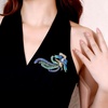 image:imageEnchanted Menagerie Brooch 8 Styles Luxury Animal Brooch Collection Gold Plated Crystal Peacock Swan Phoenix Bee Butterfly Pin for Women Elegant Jacket Blazer Scarf Hat Pin Jewelry GiftGold Imperial Phoenix