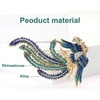 image:imageEnchanted Menagerie Brooch 8 Styles Luxury Animal Brooch Collection Gold Plated Crystal Peacock Swan Phoenix Bee Butterfly Pin for Women Elegant Jacket Blazer Scarf Hat Pin Jewelry GiftGold Imperial Phoenix