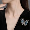 image:imageEnchanted Menagerie Brooch 8 Styles Luxury Animal Brooch Collection Gold Plated Crystal Peacock Swan Phoenix Bee Butterfly Pin for Women Elegant Jacket Blazer Scarf Hat Pin Jewelry GiftBlue Butterfly
