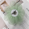 image:imageExaggerated Organza Rose Flower Large Brooch Pin for Women Elegant Fabric Floral Oversized Lapel Pins Dress Banquet Suit Clothes Accessories Wedding Party Fashion Jewelry 190mmMint Green