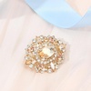 image:imageGold Crystal Brooch Champagne Gold Small Brooches Pin for Women Vintage Diamante Elegant Brooches for Clothes Sweater Coat Scarves Dress Wedding BridalGold