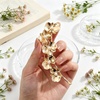 image:imageGold Flower Brooch Pin for Women Retro Pearl Orchid Flower Brooches for Women Alloy Butterfly Orchid Floral Pearl Brooch Phalaenopsis Broaches Scarf Dress Clothes Hat Wedding Party Fashion Jewelry