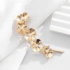 image:imageGold Flower Brooch Pin for Women Retro Pearl Orchid Flower Brooches for Women Alloy Butterfly Orchid Floral Pearl Brooch Phalaenopsis Broaches Scarf Dress Clothes Hat Wedding Party Fashion Jewelry