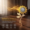 image:imageGold Tone Sunflower Brooch Pin for Women Rhinestone Crystal Flower Brooch Elegant Floral Jewelry Pin for Dresses Scarves Coats Hats Bags Wedding Party Gifts
