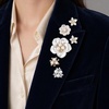 image:imageHINZIC 45pcs Rhinestone Pearl Buttons 9 Styles Flat Back Faux Pearl ButtonGold  SIlver  28pcs