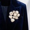 image:imageHINZIC 45pcs Rhinestone Pearl Buttons 9 Styles Flat Back Faux Pearl ButtonPearl Rose Gold 45pcs 9styles