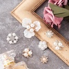 image:imageHINZIC 45pcs Rhinestone Pearl Buttons 9 Styles Flat Back Faux Pearl ButtonSILVER GOLD 14pcs 7styles