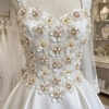 image:imageHINZIC 45pcs Rhinestone Pearl Buttons 9 Styles Flat Back Faux Pearl Buttonwhite 24pcs 7style