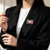 image:imageHalloween Ghost Brooches Pins Costume JewelryBlack  Pink  Gold