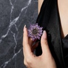 image:imageLarge Crystal Flower Brooch Pin Rhinestone Floral Lapel PinPurple