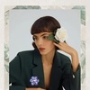 image:imageLarge Crystal Flower Brooch Pin for Women Red purple pink green Rhinestone Flower Lapel Pin Wedding Party Birthday Dance Banquet Dress Suit Ceremony Clothes Hat Bag Accessories JewelryPurple