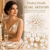 image:imageLarge Pearl Brooch for Women White Oval Flower Pearl Striking Brooch